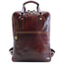Italian Leather Backpack top handle bag Floto Firenze brown